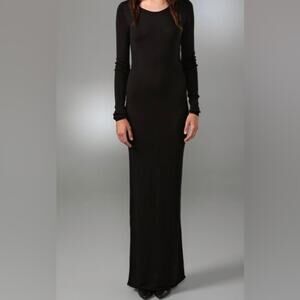 Elegant Black Long Sleeve Dress